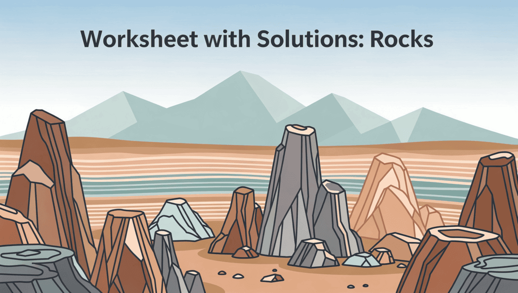 Worksheet with Solutions: Rocks