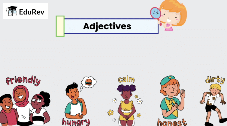 Worksheet: Adjectives - 1 | English Grammar for Junior Classes - Class 1