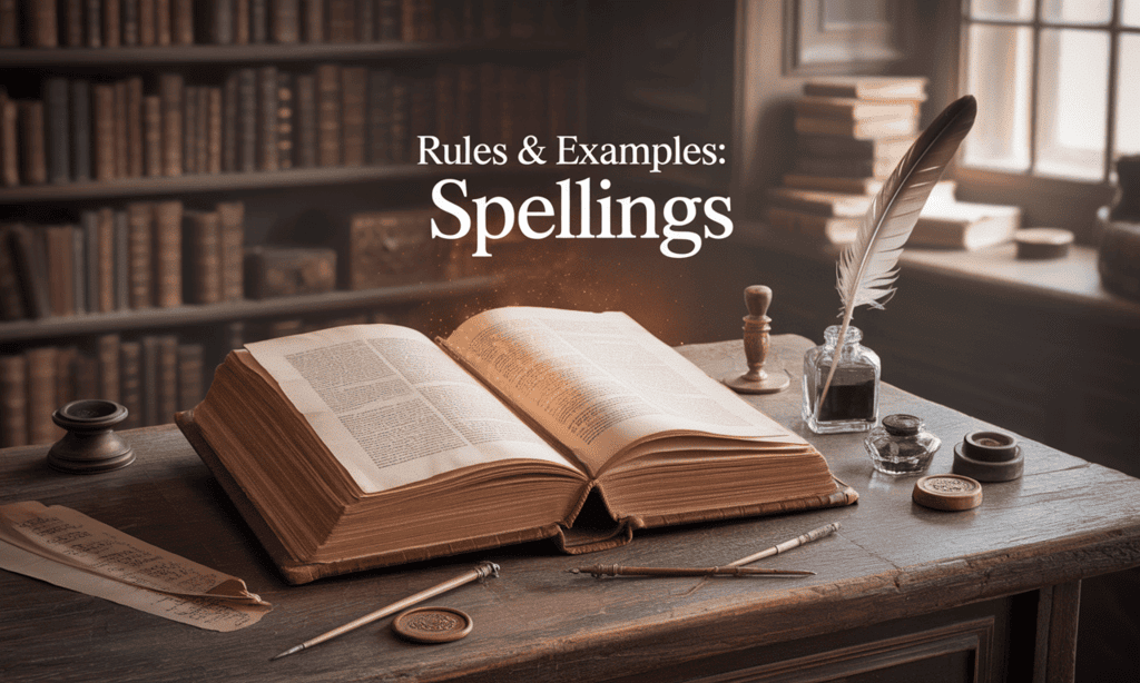 Rules & Examples: Spellings | Verbal Ability & Reading Comprehension (VARC) - CAT
