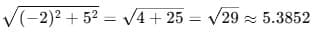 Example: Test whether the point -2 + 5j is on the root locus and find K