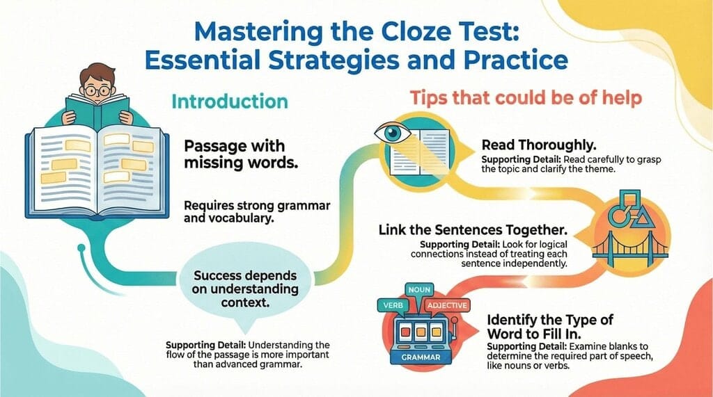 Infographics: Cloze Test
