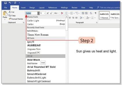 Formatting in Word 2016 Chapter Notes | Computer Studies Class 4 ICSE