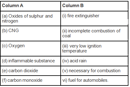 NCERT Exemplar Solutions: Combustion & Flame | Science Class 8