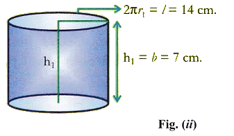 Lab Manual: Curved Surface Areas & Total Surface Areas of Two Right Circular Cylinder - Class 10