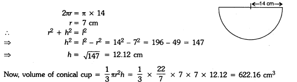 Class 9 Maths Chapter 11 Question Answers - Surface Areas and Volumes