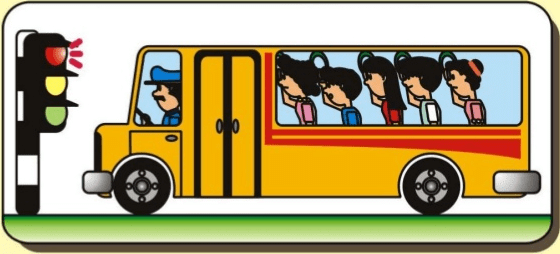The bus stops suddenly, Passenger jerks forward