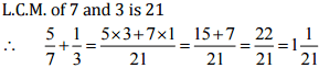 NCERT Solutions for Class 8 Maths - Fractions (Exercise 7.4, 7.5 and 7.6)