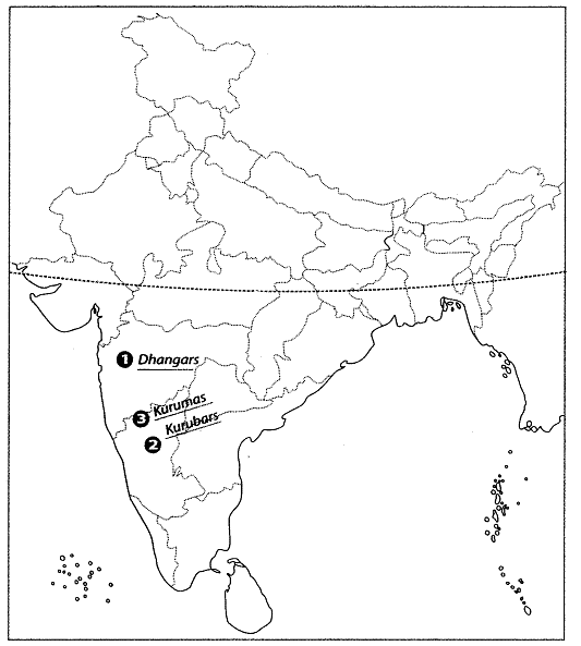 Map Based Questions: Pastoralists in the Modern | Social Studies (SST) Class 9