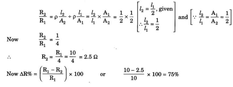 Class 10 Science Chapter 11 Question Answers - Electricity