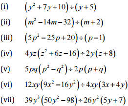 NCERT Solutions for Class 8 Maths - Factorisation- 2