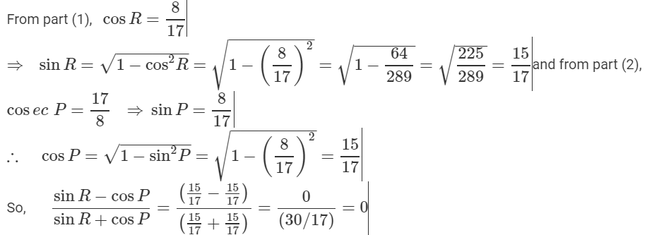 Class 10 Maths Chapter 8 Case Based Questions - Introduction to Trigonometry