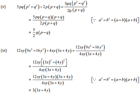 NCERT Solutions for Class 8 Maths - Factorisation- 2