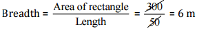NCERT Solutions for Class 6 Maths - Mensuration (Exercise 10.2 and 10.3)