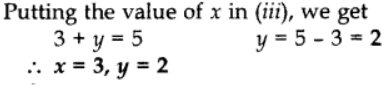 Class 10 Maths Chapter 3 Question Answers - Pair of Linear Equations in Two Variables