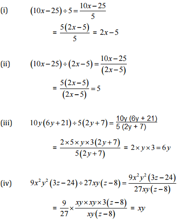 NCERT Solutions for Class 8 Maths - Factorisation- 2