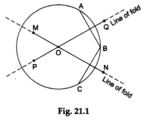 Lab Manual: Centre of a Circle - Class 10