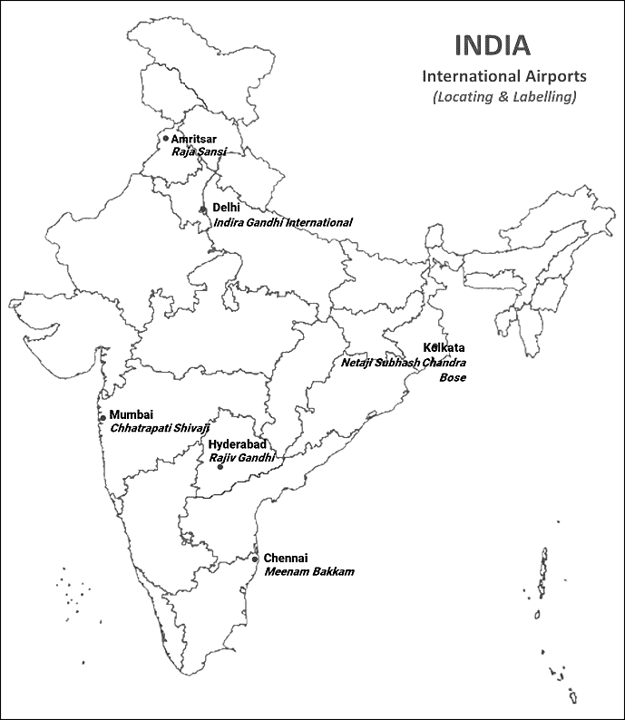 Map: Life Lines of National Economy | Social Studies (SST) Class 10
