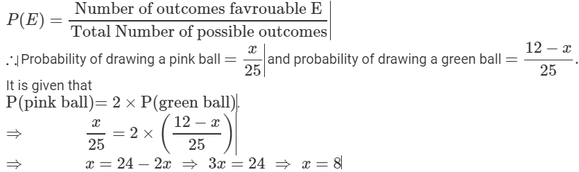 Class 10 Maths Chapter 14 Case Based Questions - Probability