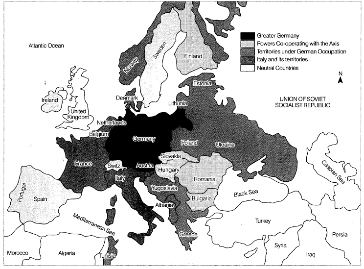 Map Based Questions: Nazism and the Rise of Hitler | Social Studies (SST) Class 9
