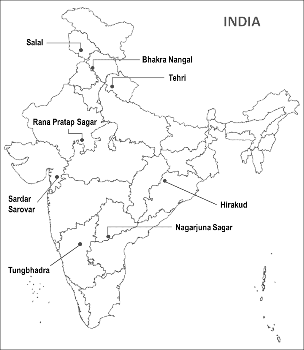 Map: Water Resources | Social Studies (SST) Class 10