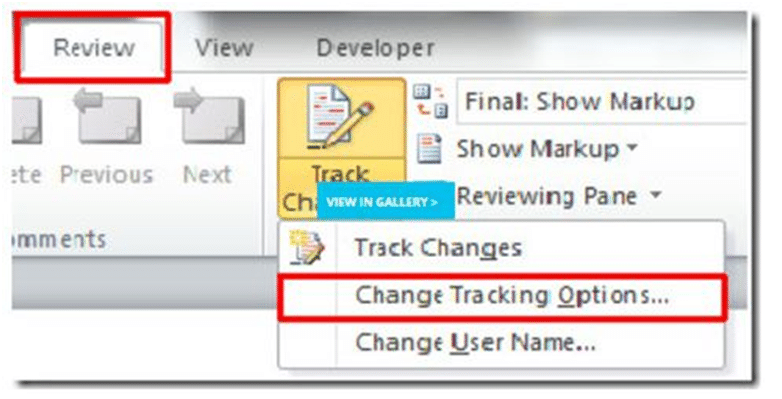 Chapter notes: MS-Word - Class 8