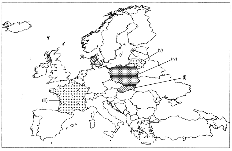 Map Based Questions: Nazism and the Rise of Hitler | Social Studies (SST) Class 9