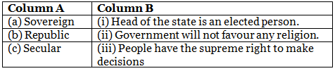 Class 9 Civics Chapter 1 Practice Question Answers - Democratic Politics - I