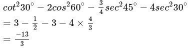 Introduction to Trigonometry Class 10 Worksheet Maths Chapter 8