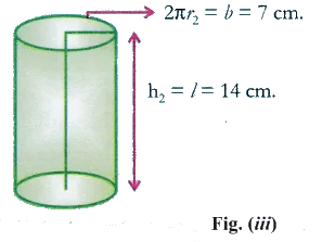 Lab Manual: Curved Surface Areas & Total Surface Areas of Two Right Circular Cylinder - Class 10