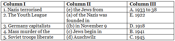 Class 9 History Chapter 3 Practice Question Answers - Nazism and the Rise of Hitler