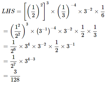 Class 8 Maths - Exponents and Powers CBSE Worksheets Solutions