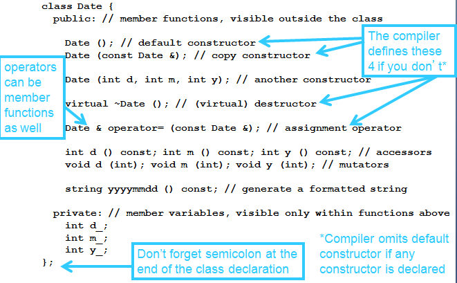 Chapter - C++ Classes, PPT, C++ Programming, Semester, Engineering - Computer Science Engineering (CSE)