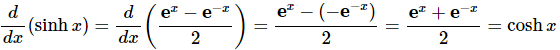 Derivatives of Hyperbolic Functions | Calculus - Mathematics