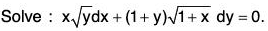 Differential Equations- I | Mathematics for Competitive Exams