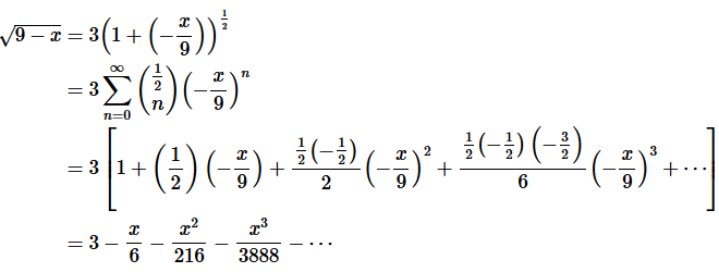 Binomial Series | Algebra - Mathematics