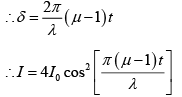 Interference of Light: Assignment | Oscillations, Waves & Optics - Physics