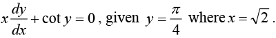 First-Order Differential Equations | Mathematical Methods - Physics