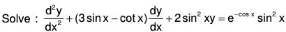 Differential Equations- II | Mathematics for Competitive Exams