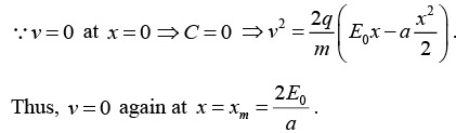 Motion of Charged Particle in Uniform Electric & Magnetic Field: Assignment | Electricity & Magnetism - Physics