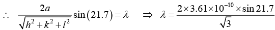 X-Ray Diffraction: Assignment | Solid State Physics, Devices & Electronics