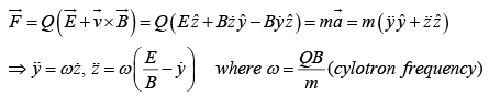 Dynamics of Charged Particles in Static and Uniform Electromagnetic Fields | Electricity & Magnetism - Physics