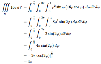 Triple Integrals In Spherical Coordinates