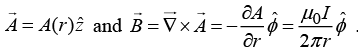 Magnetic Vector Potential, Magnetic Dipole: Assignment | Electricity & Magnetism - Physics