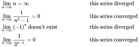Convergence/Divergence Of Series | Algebra - Mathematics