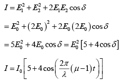 Interference of Light: Assignment | Oscillations, Waves & Optics - Physics
