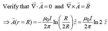 Magnetic Vector Potential, Magnetic Dipole: Assignment | Electricity & Magnetism - Physics