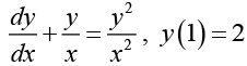 Ordinary Differential Equation - Assignment | Mathematical Methods - Physics