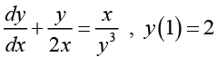 Ordinary Differential Equation - Assignment | Mathematical Methods - Physics
