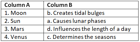 Worksheet Solutions: Learn What Causes Day and Night | General Knowledge for Young Learners - Class 1