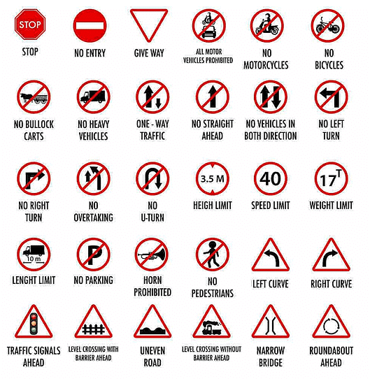 Road Traffic Signs | General Knowledge for Young Learners - Class 1